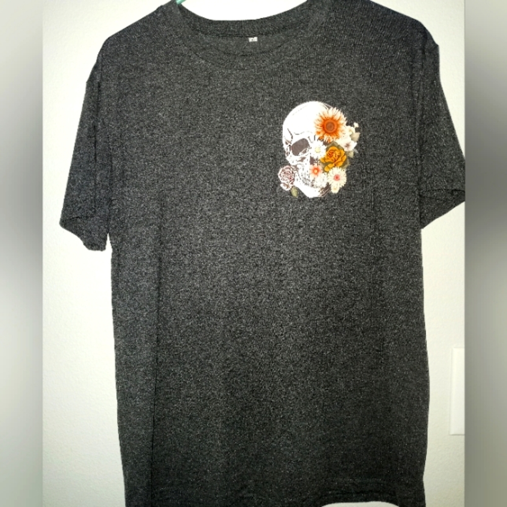 Women's Gray Graphic T-Shirt